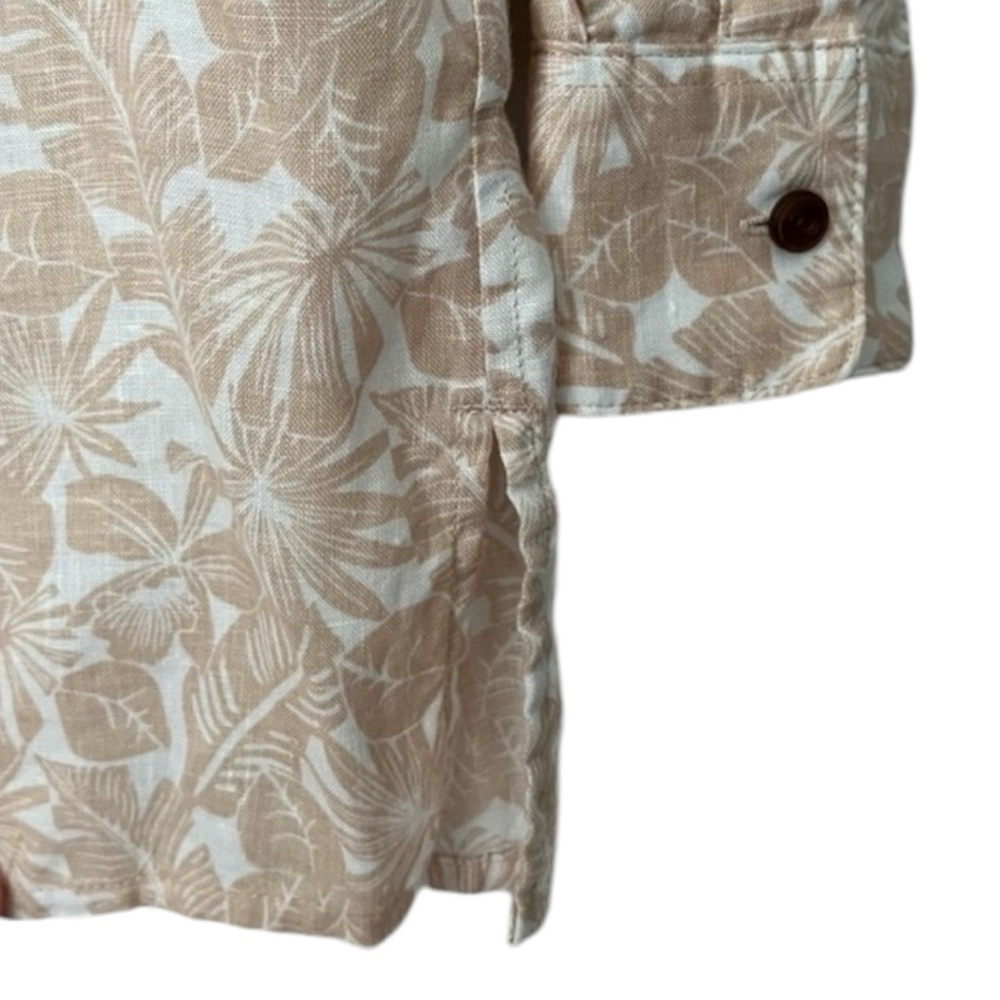 Lands’ End | 100% Linen Button-down Sz M EUC - Picture 8 of 14